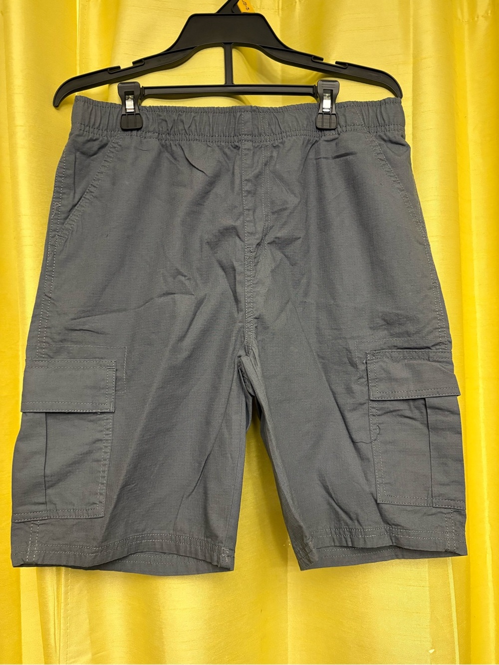 Boys Gray Cargo Shorts - Classic Utility Style